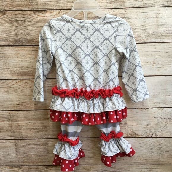 DASH OF GLITTER CHRISTMAS TOP AND PANTS‎ - Picture 3 of 8